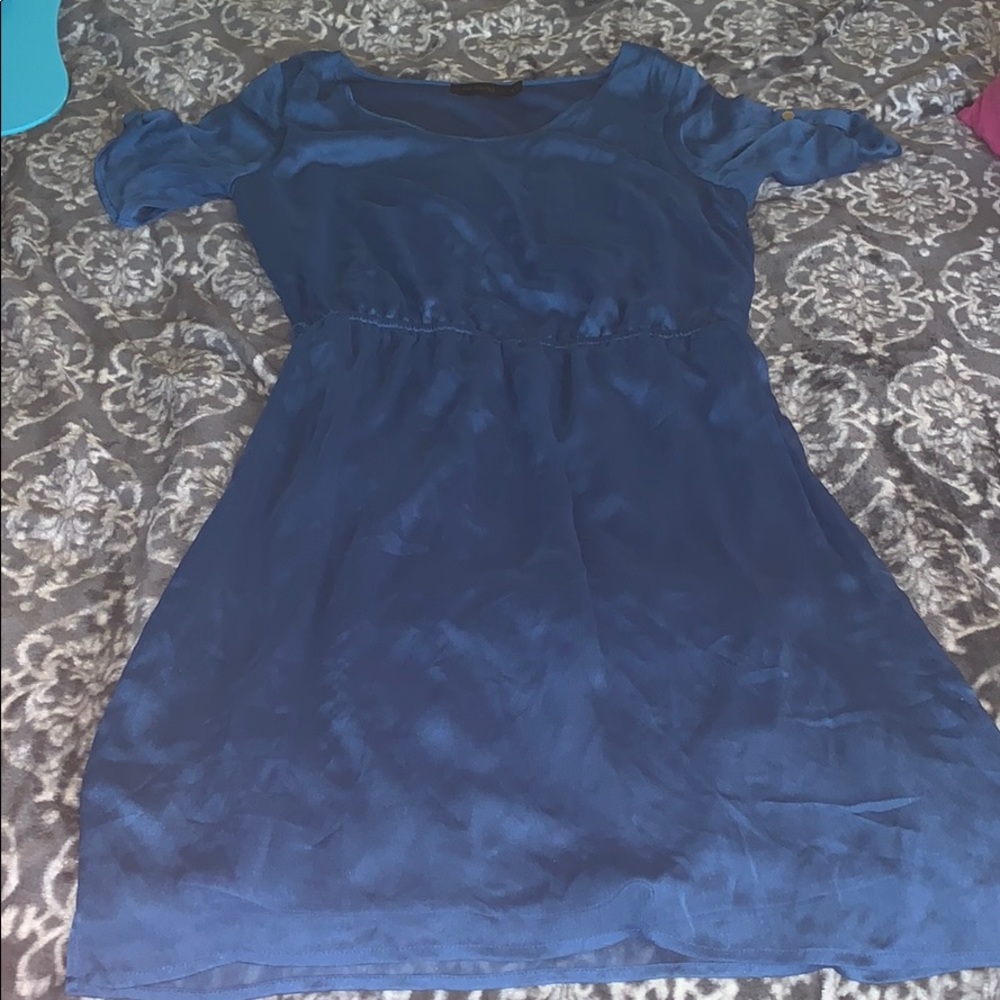 Sheer blue dress